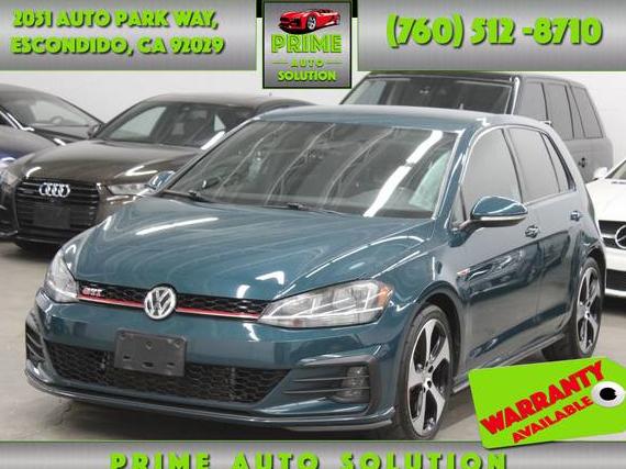 VOLKSWAGEN GOLF GTI 2019 3VW5T7AU3KM018948 image